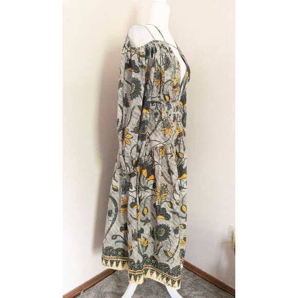 Ulla Johnson Floral Maxi Dress SZ 2 Tahlia Portofino Off Shoulder Boho wedding - Picture 5 of 16